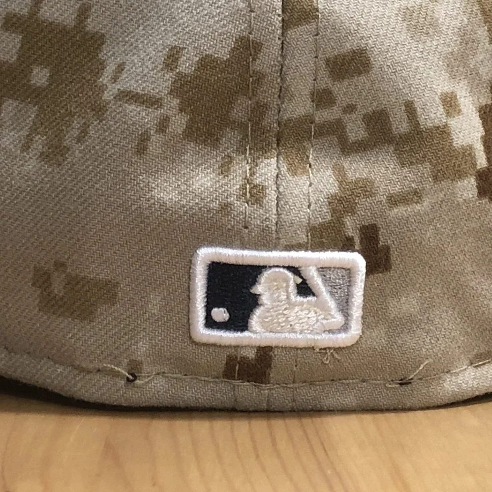 New York Yankees New Era 59FIFTY 2014 MLB Memorial Day Fitted Cap Sz 7 5/8 Camo